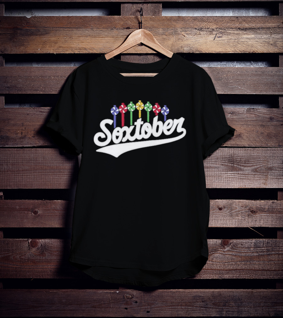 Soxtober Boston Red Sox Playoff Celebration Candy T-Shirt