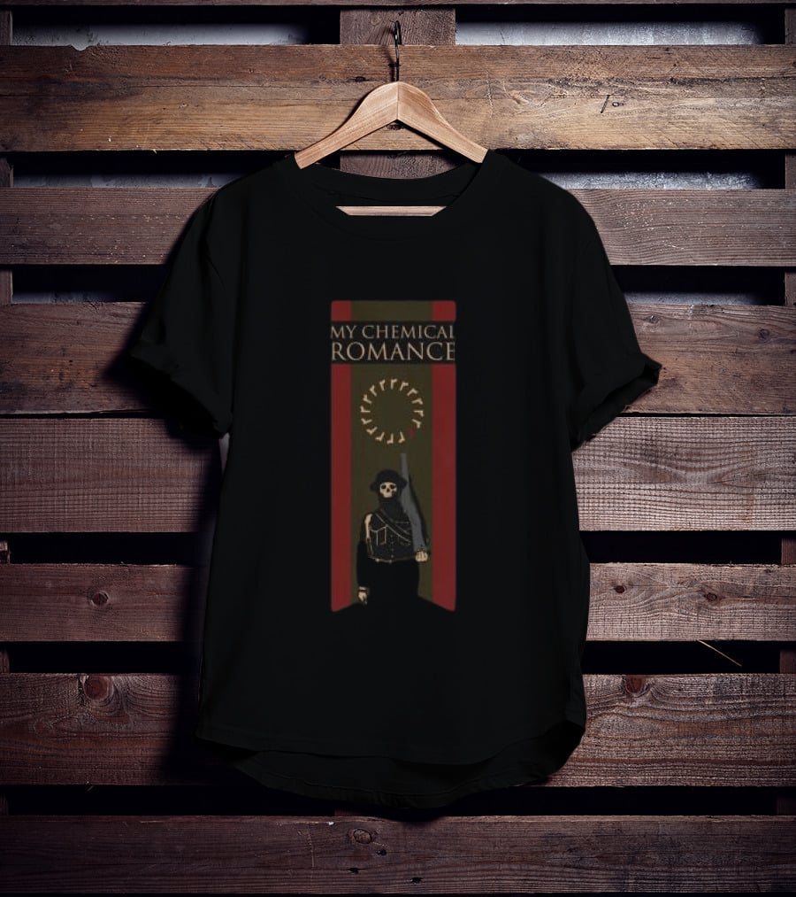 My Chemical Romance At Attention Skeleton Soldier T-Shirt