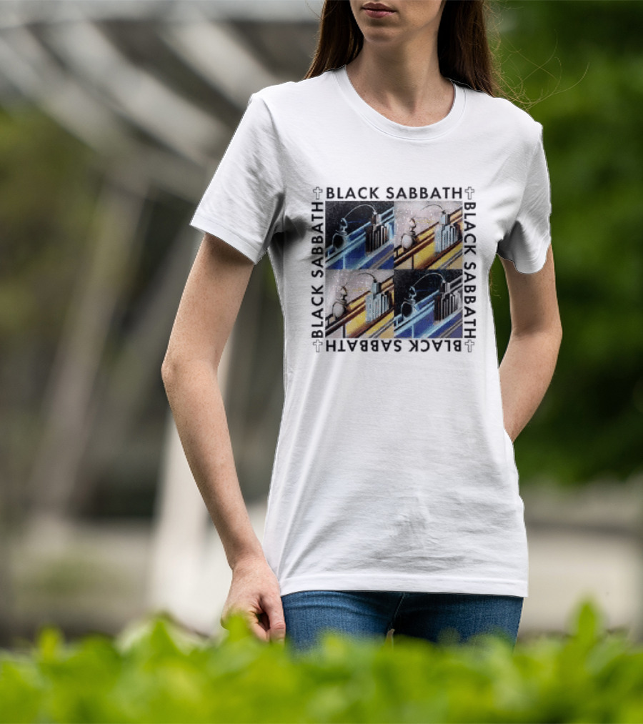 Black Sabbath Technical Ecstasy Raglan Blocks T-Shirt