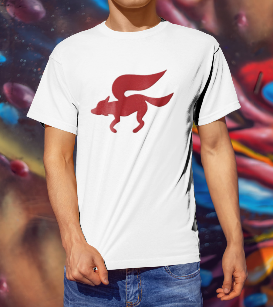 Flying Red Fox Tail Mythical Creature T-Shirt