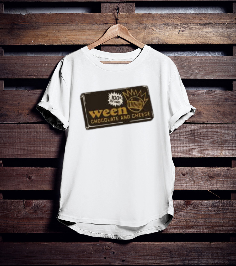 Ween Chocolate And Cheese 100% Brown T-Shirt