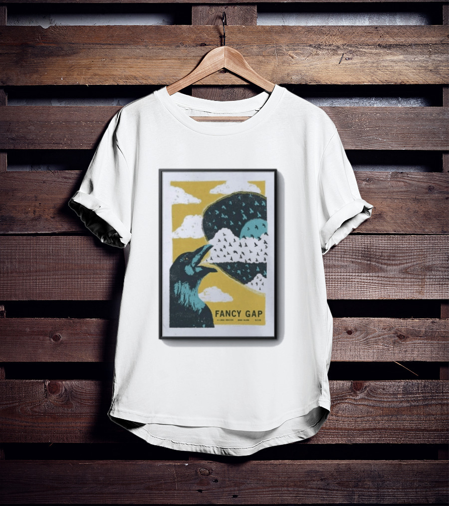 Fancy Gap Oct 2 2026 Boone Saloon Vintage Crow And Cloud Print T-Shirt