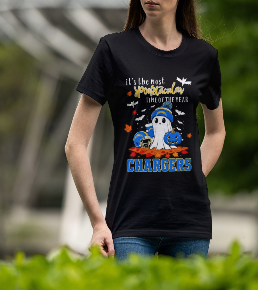 It's The Most Spooktacular Time Of The Year Los Angeles Chargers Halloween T-Shirt