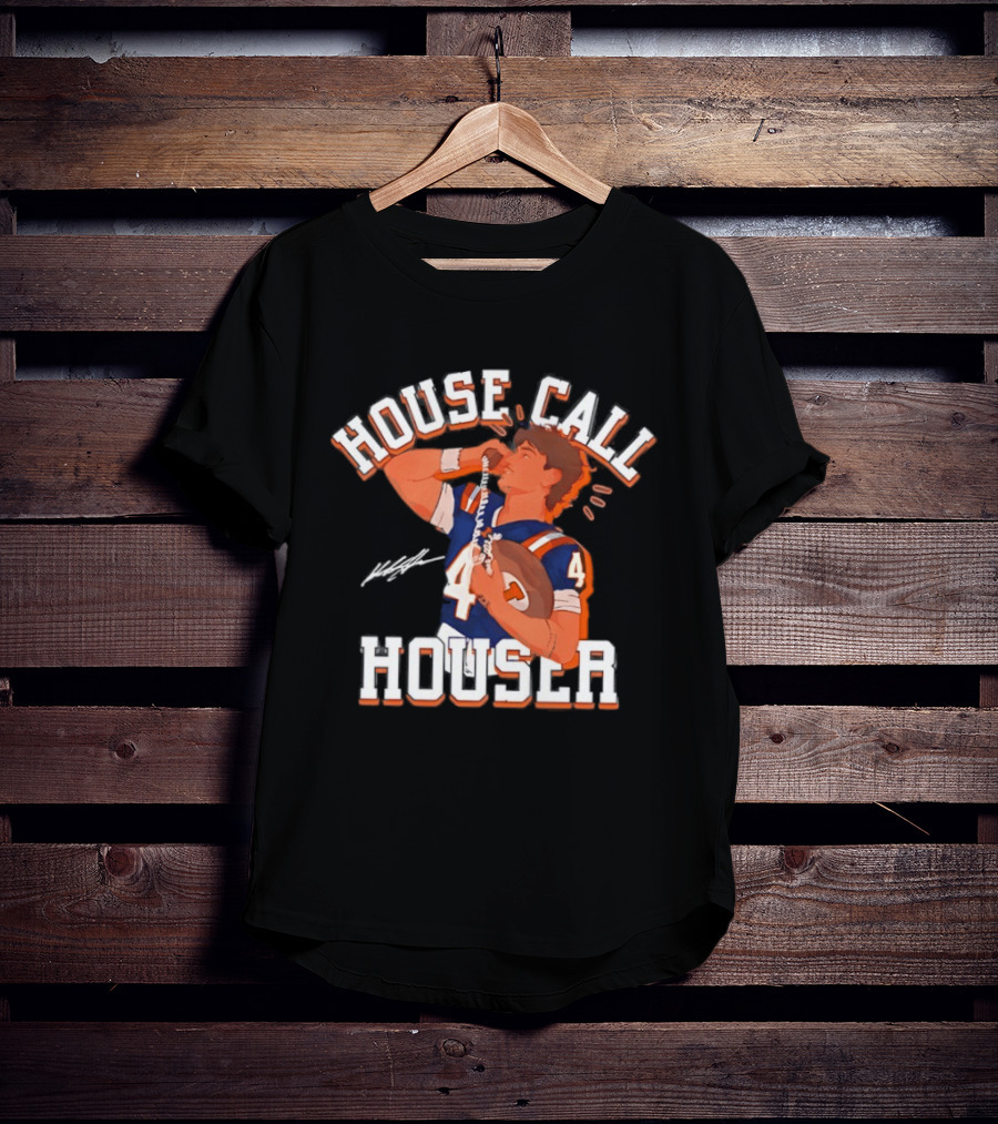 House Call Houser Illinois Fighting Illini Football T-Shirt