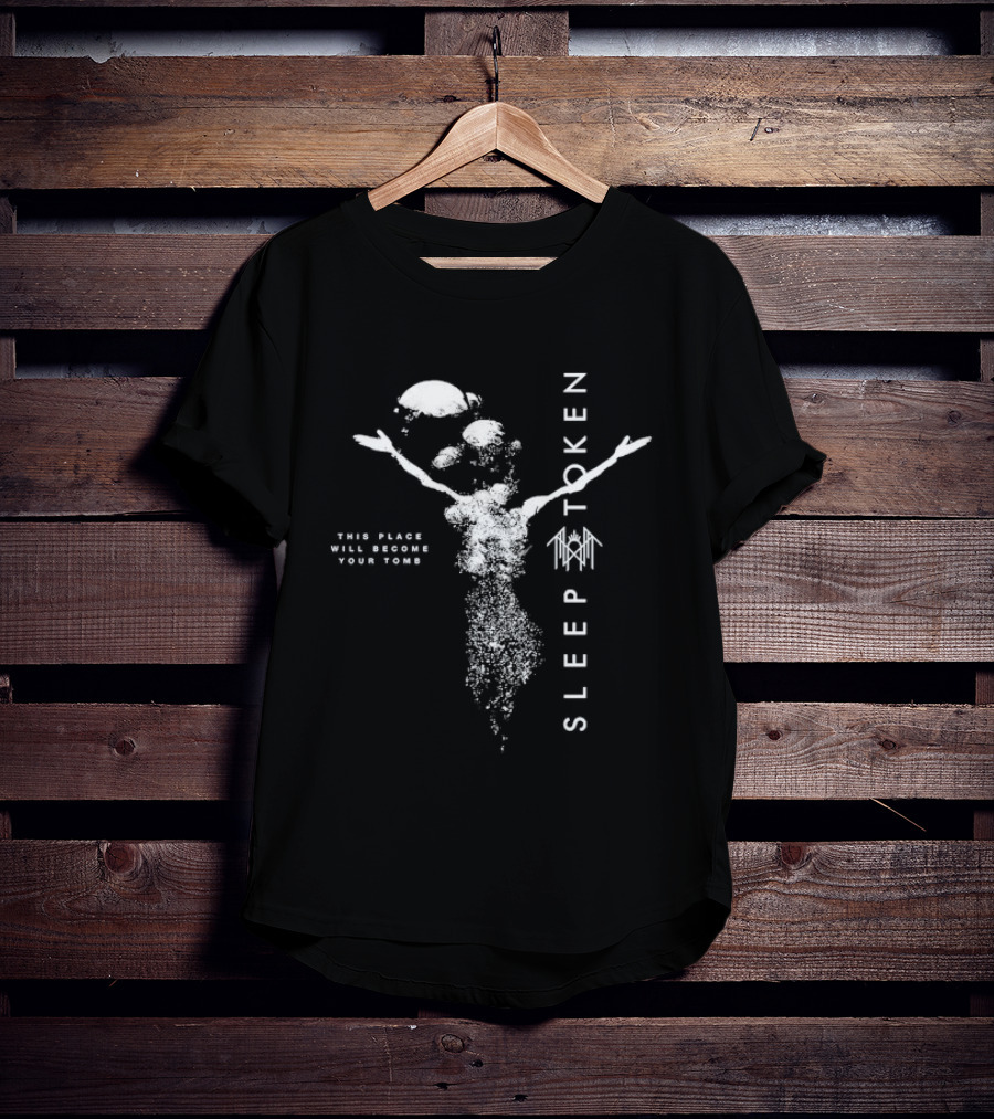 Sleep Token This Place Will Become Your Tomb Underwater Tomb Vertical Bubbles T-Shirt