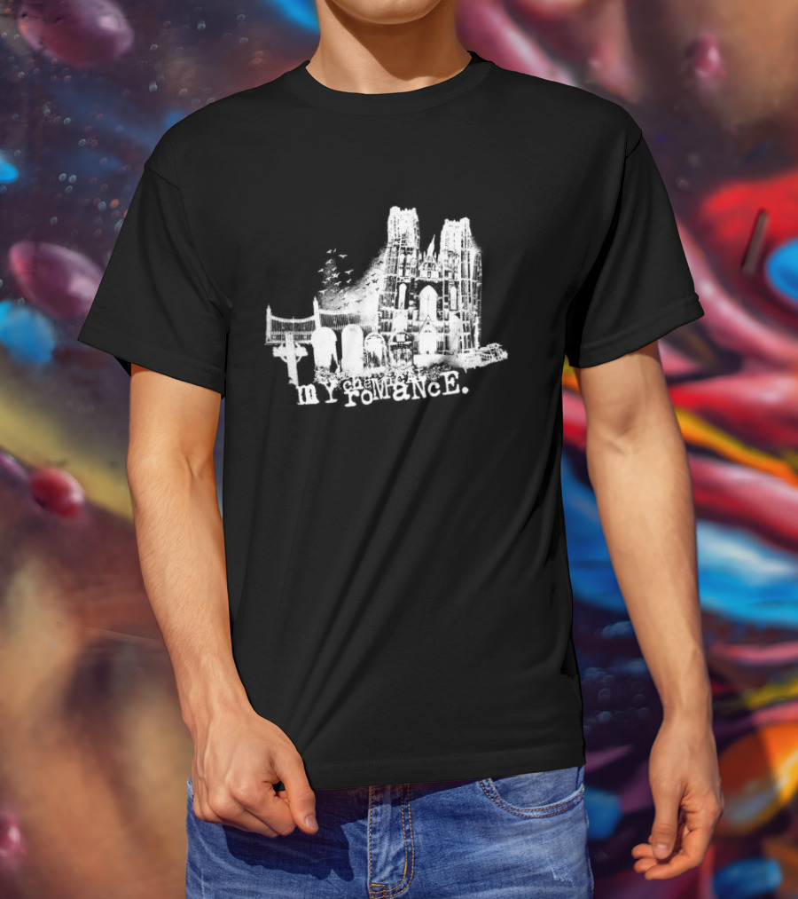 My Chemical Romance Halloween Spooky Graveyard Scene T-Shirt