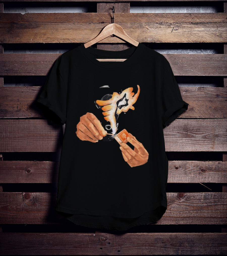 Strike And Ignite Phoenix Flare With Mystic Match Ignition T-Shirt