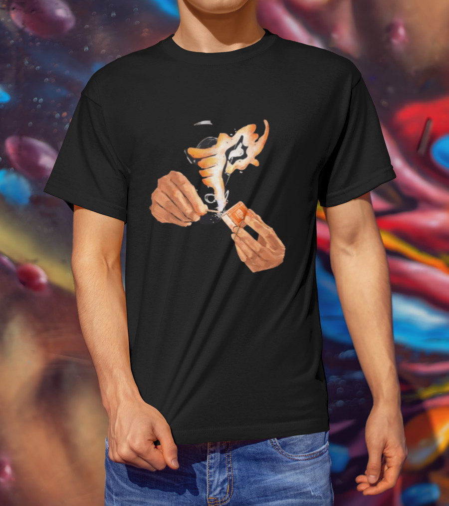 Strike And Ignite Phoenix Flare With Mystic Match Ignition T-Shirt