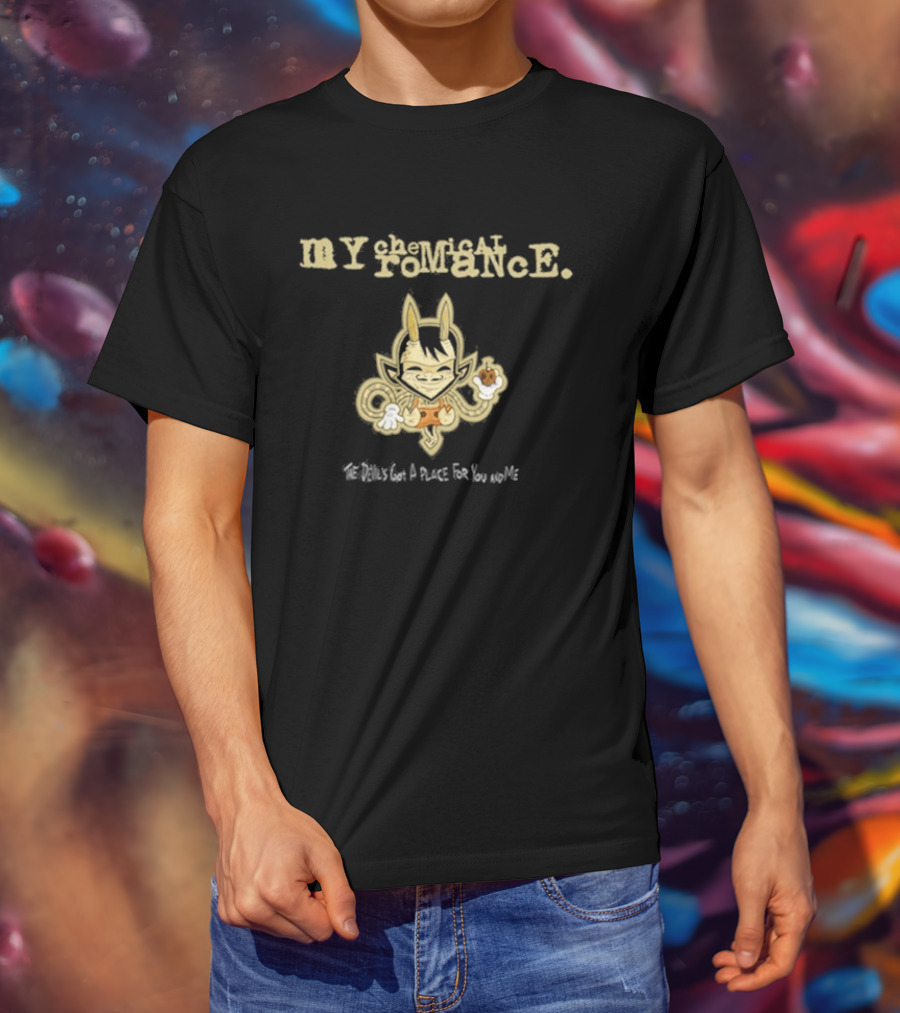 My Chemical Romance Devlish Cute Bat Coffee Devil Original T-Shirt