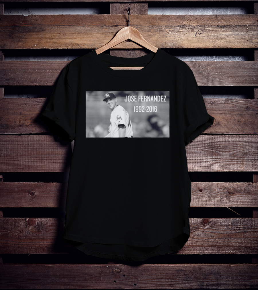 Jose Fernandez Miami 1992 2016 Memoriam T-Shirt