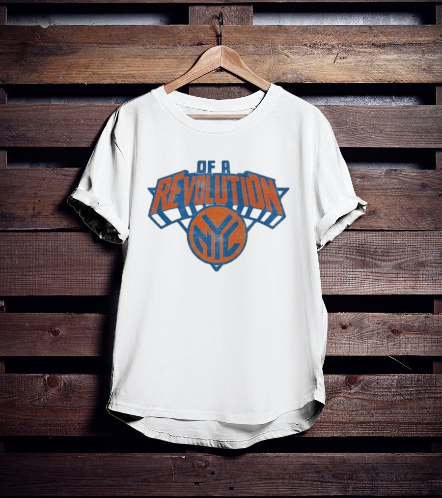 Revolution NYC New York Knicks Basketball Oar T-Shirt
