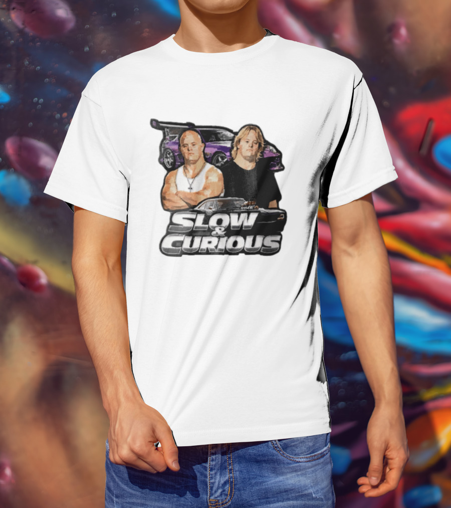 Slow & Curious Duo With Sports Cars And Menacing Muscle Cars T-Shirt