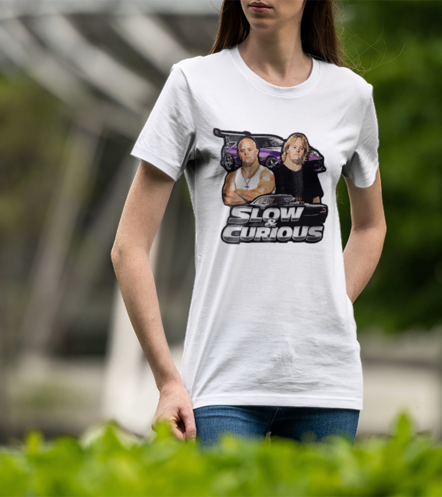 Slow & Curious Duo With Sports Cars And Menacing Muscle Cars T-Shirt
