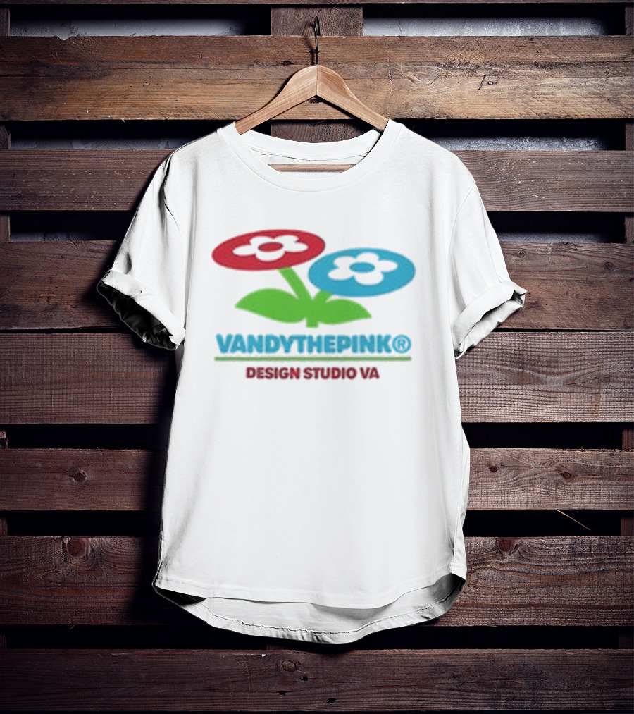 Vandythepink Two Flower Buckle Design Studio VA T-Shirt