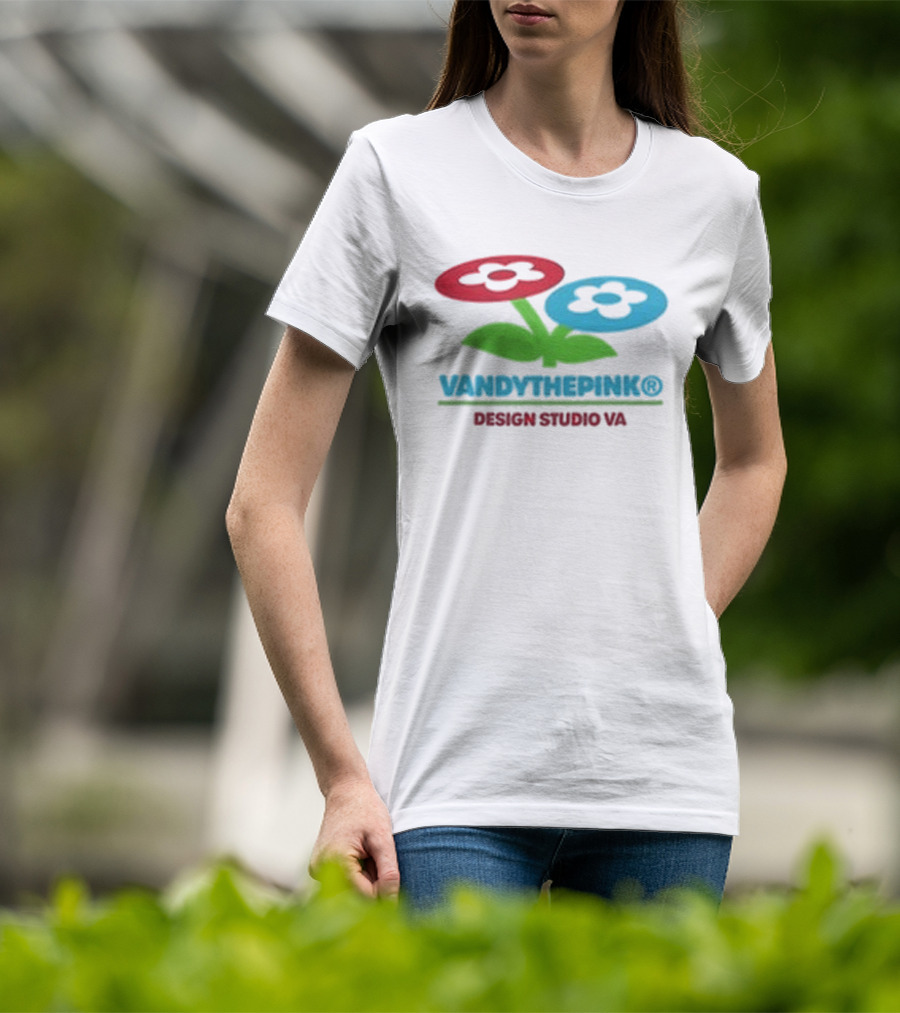 Vandythepink Two Flower Buckle Design Studio VA T-Shirt