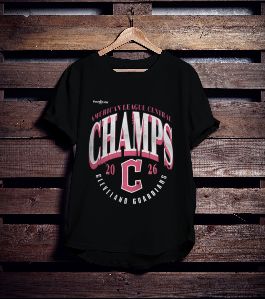 Cleveland Guardians American League Central Champs 2026 C T-Shirt
