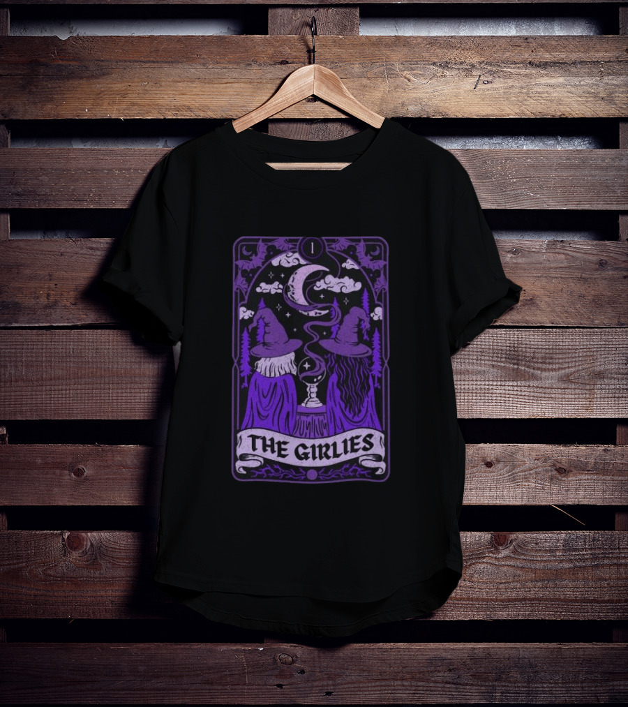 Witchy Tarot Card Style The Girlies Do We Know Them Moon Magic T-Shirt