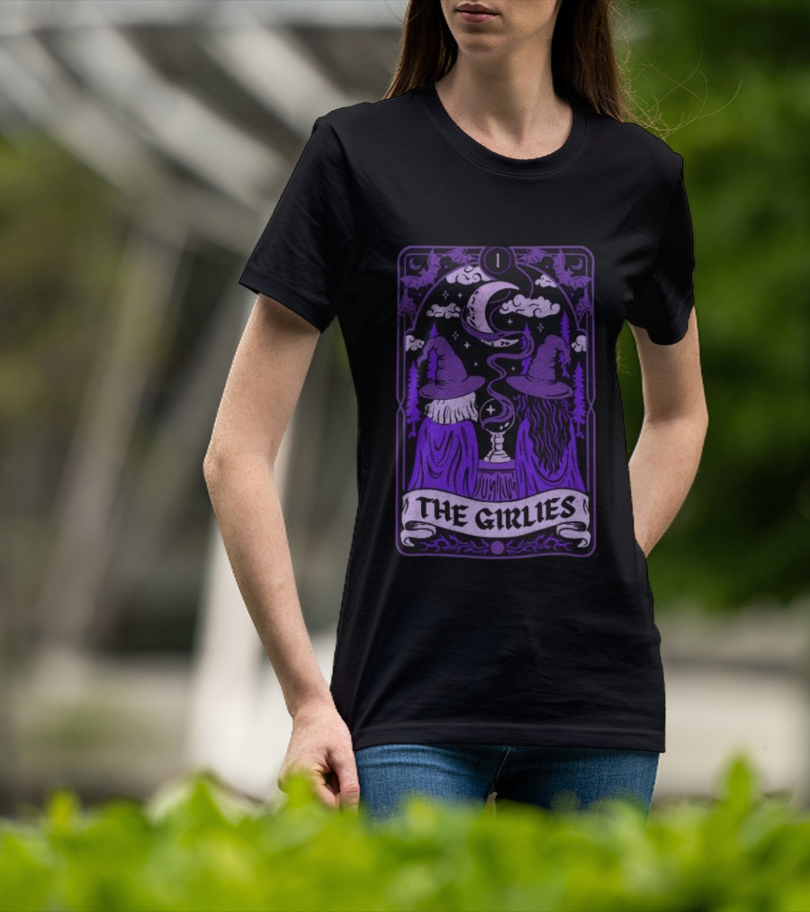 Witchy Tarot Card Style The Girlies Do We Know Them Moon Magic T-Shirt