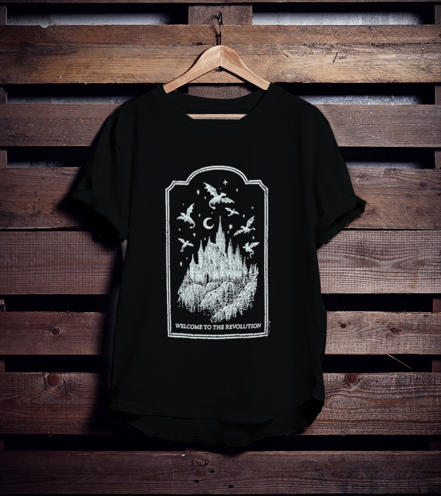 Fourth Wing Welcome To The Revolution Castle And Flying Beasts T-Shirt