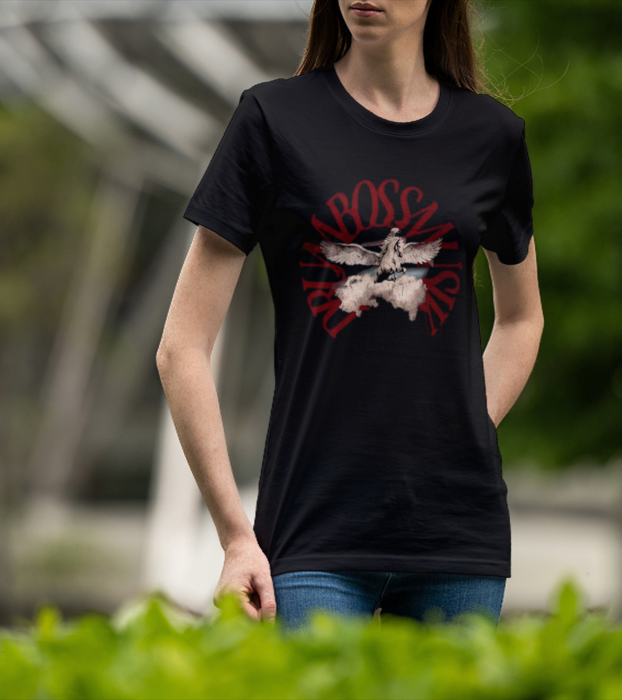 No Bad Vibes Drum Boss Musik Pegasus Clouds T-Shirt