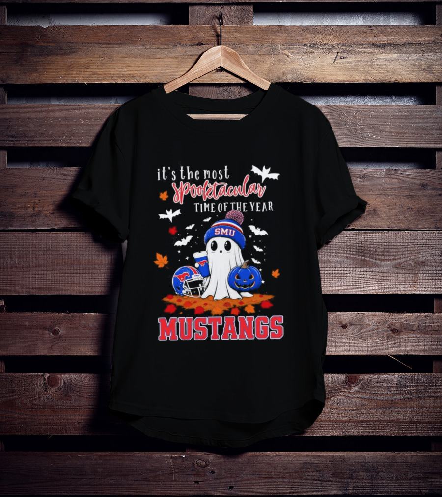 It's The Most Spooktacular Time Of The Year SMU Mustangs Halloween T-Shirt