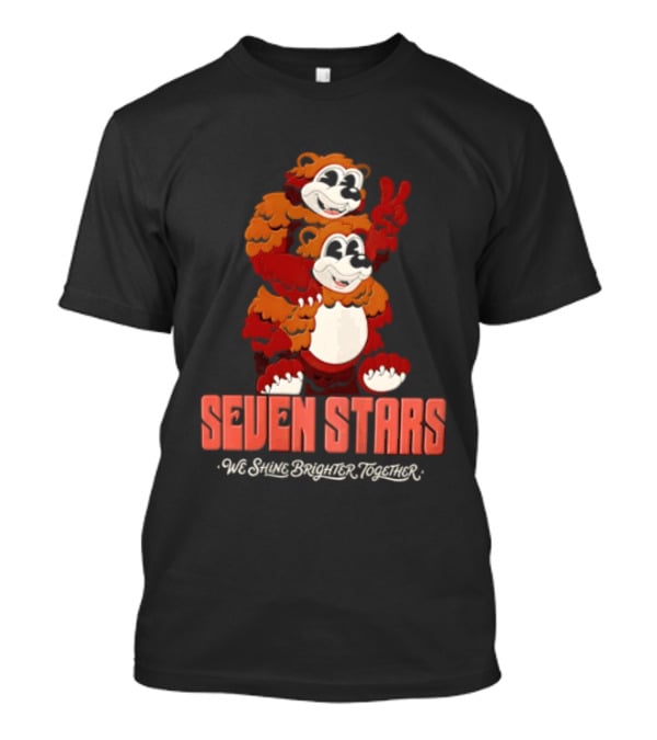 Seven Stars Piggy Back Bears We Grant Dragon Power T-Shirt