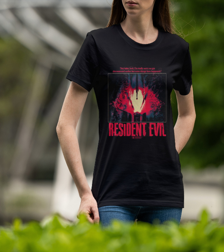 Resident Evil Studio House Designs Store Re Headlights T-Shirt