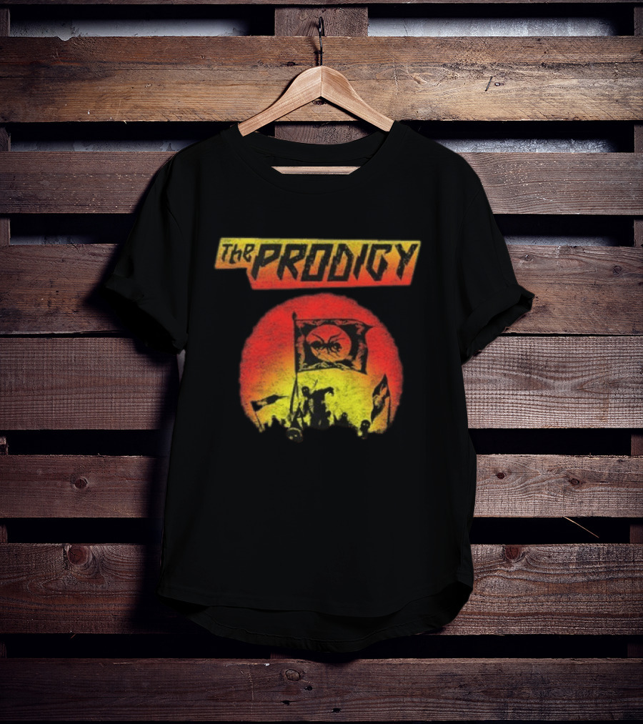 The Prodigy Warrior's Dance Event Ant Silhouette Flag T-Shirt