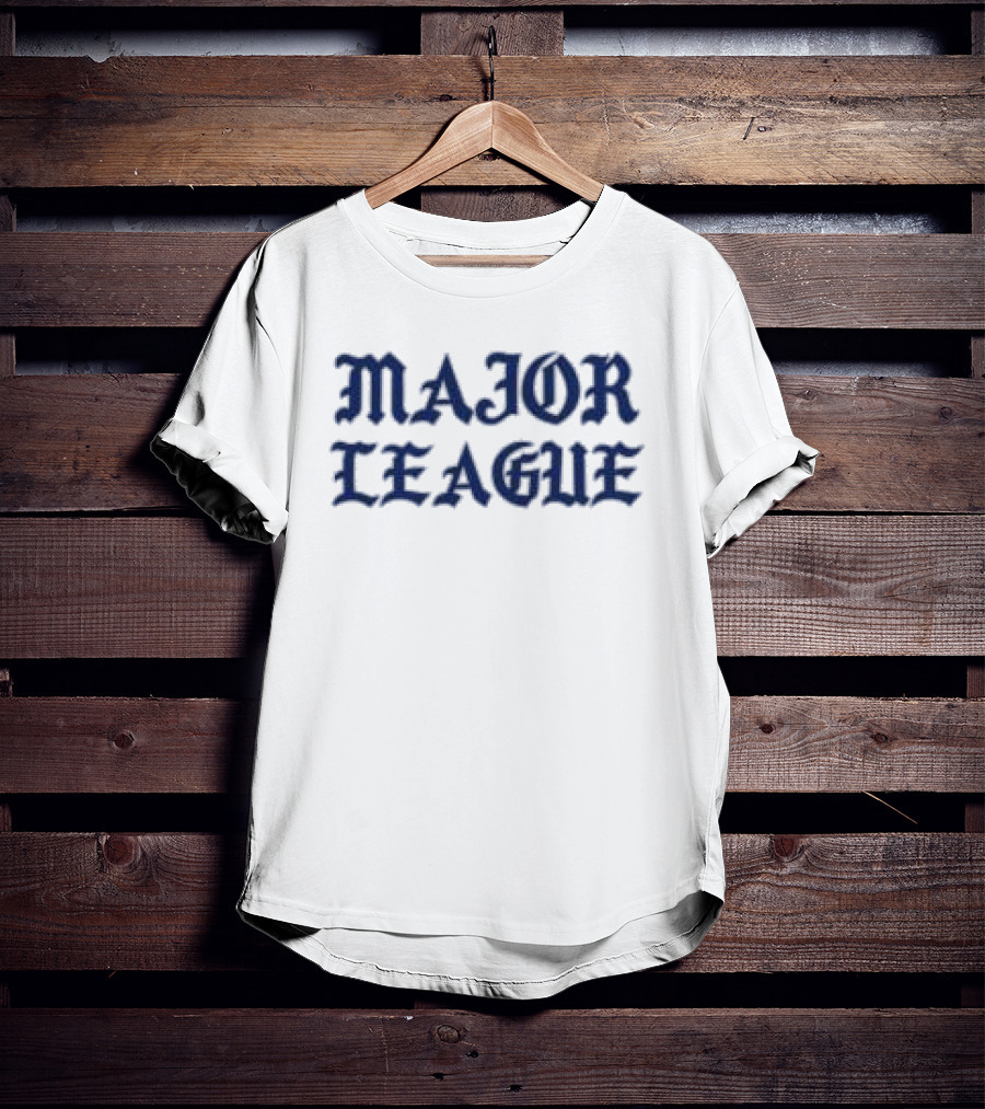 Born X Raised MLB Major League White T-Shirt