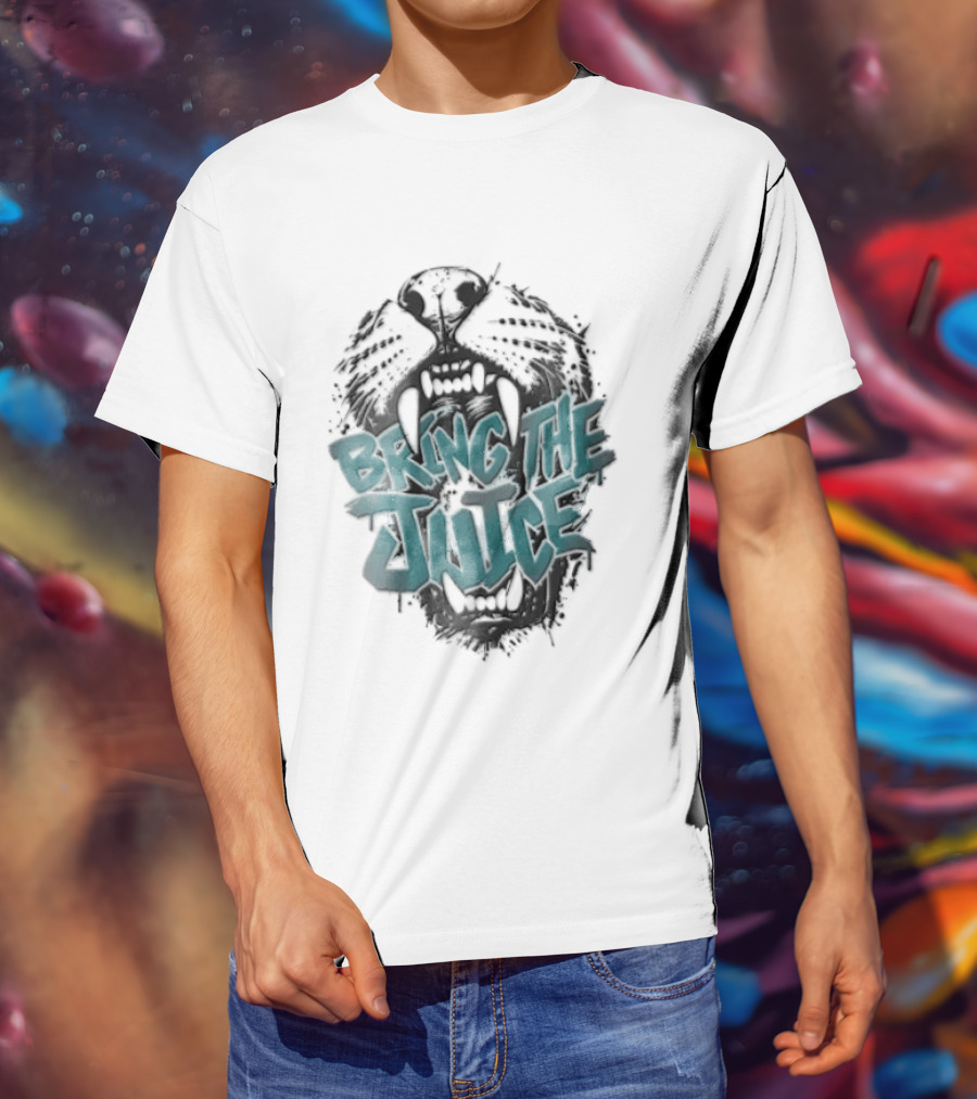 Bring The Juice Roaring Jaguar Head T-Shirt