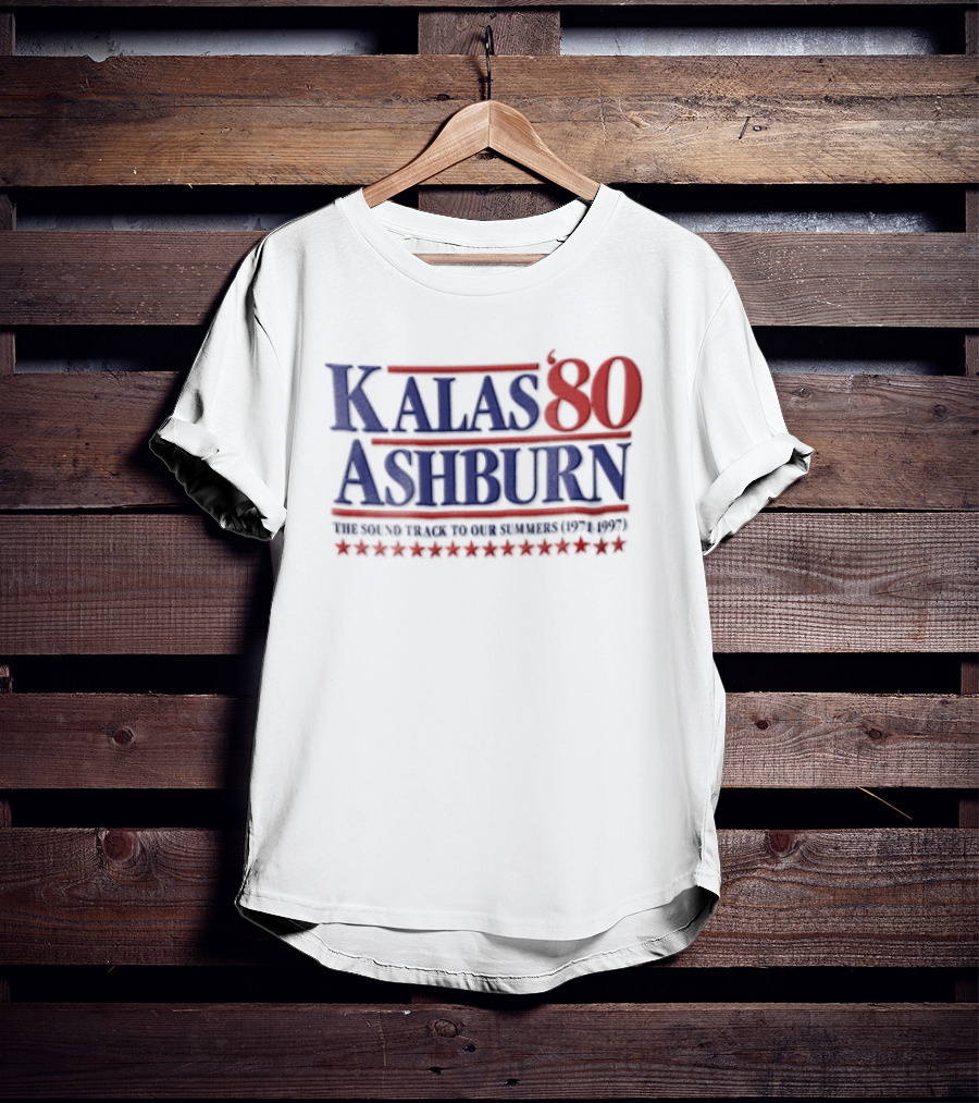 Kalas Ashburn 80 The Sound Track To Our Summers 1971 1997 T-Shirt