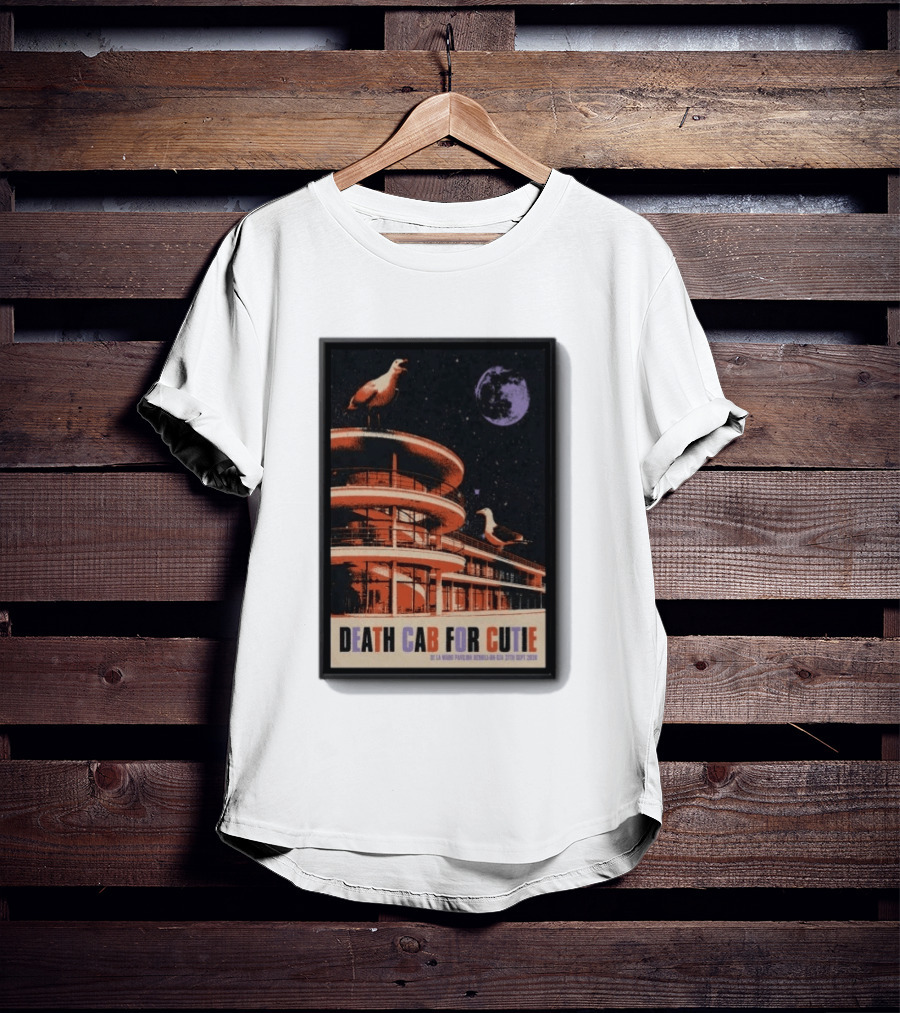 Death Cab For Cutie De La Warr Pavilion Bexhill UK September 2026 T-Shirt