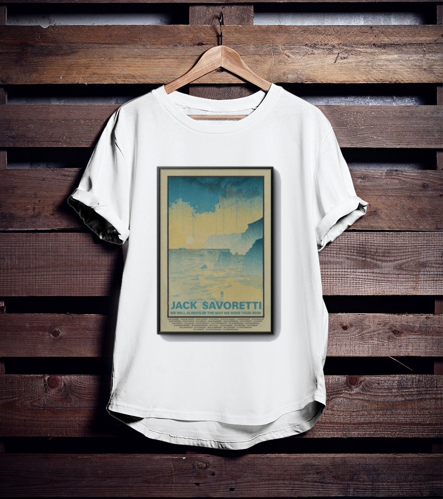 Jack Savoretti We Will Always Be The Way We Were Tour 2026 Scenic Coast T-Shirt