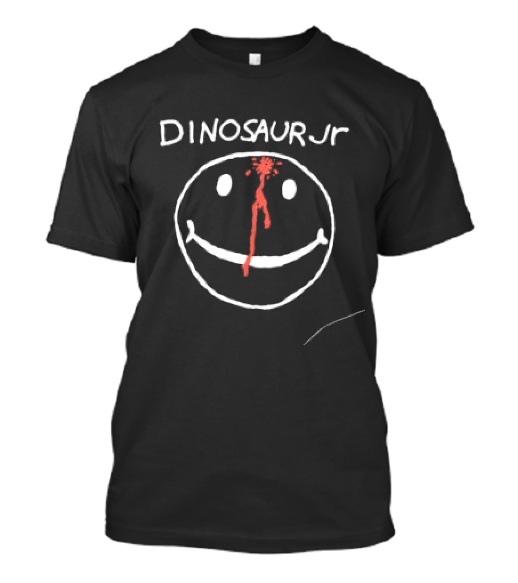 Carpetco Store Dinosaur Jr Smiley Black Face T-Shirt