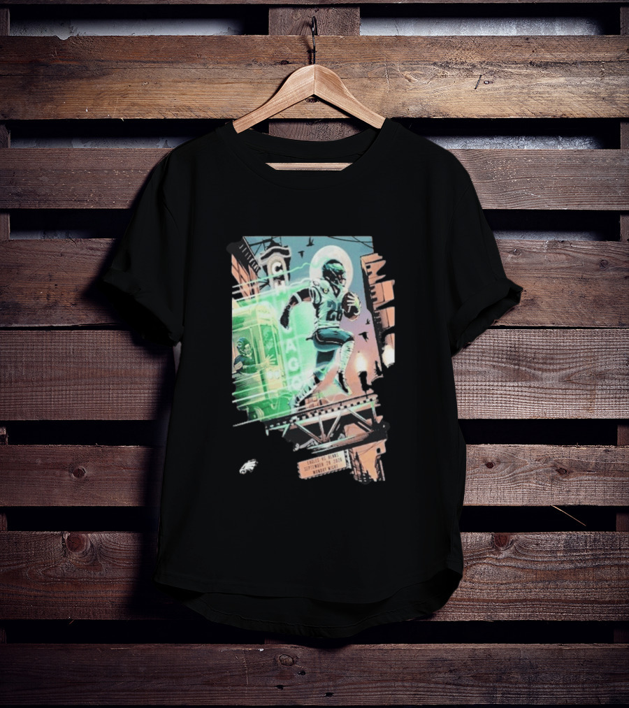 Chicago Bears Eagles Clash Philadelphia Skyline September 28 2026 Monday Night Football T-Shirt