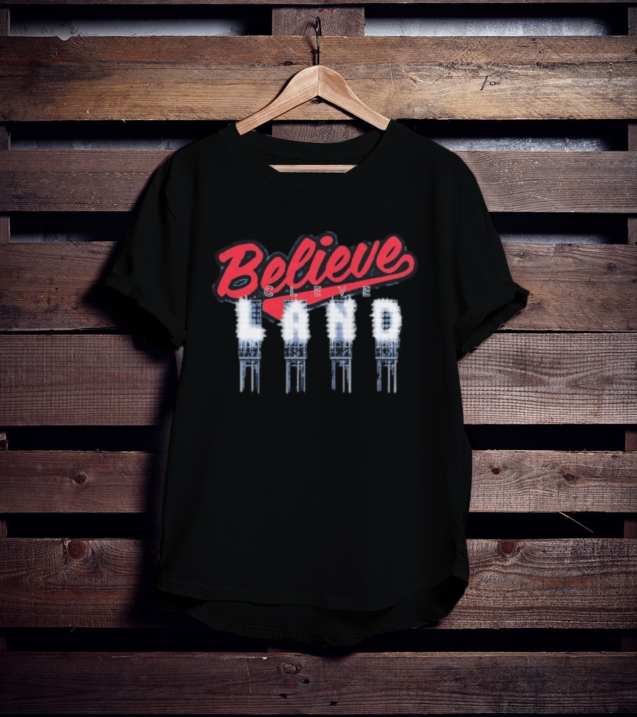 Cleveland Believe LAND LED Baseball Guardians T-Shirt