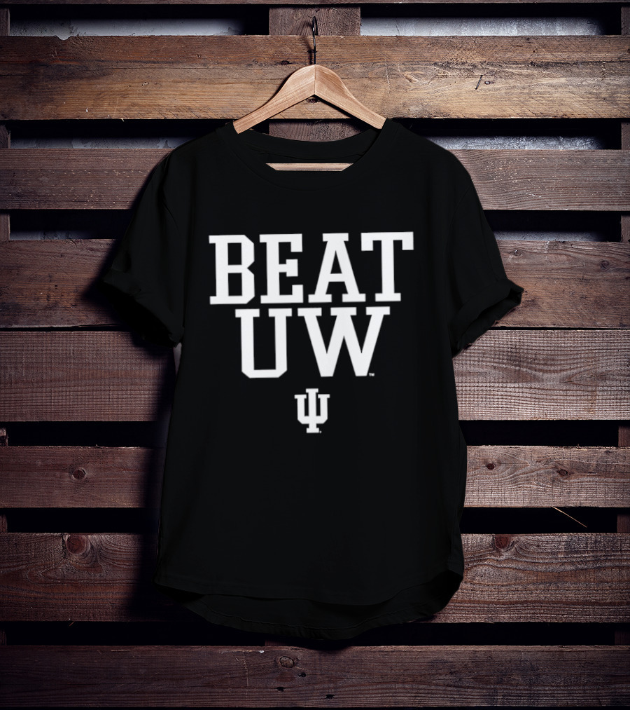 Indiana Hoosiers Beat UW Football NCAA 2026 IU Team Challenge T-Shirt