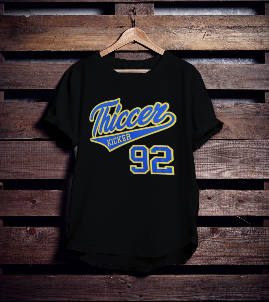 Harrison Mevis Los Angeles Rams Thicker Kicker 92 T-Shirt