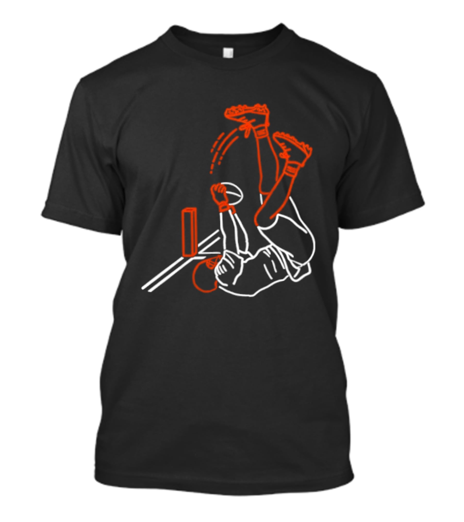 Cincinnati Bengals Head Under Heels Catch Higgins T-Shirt