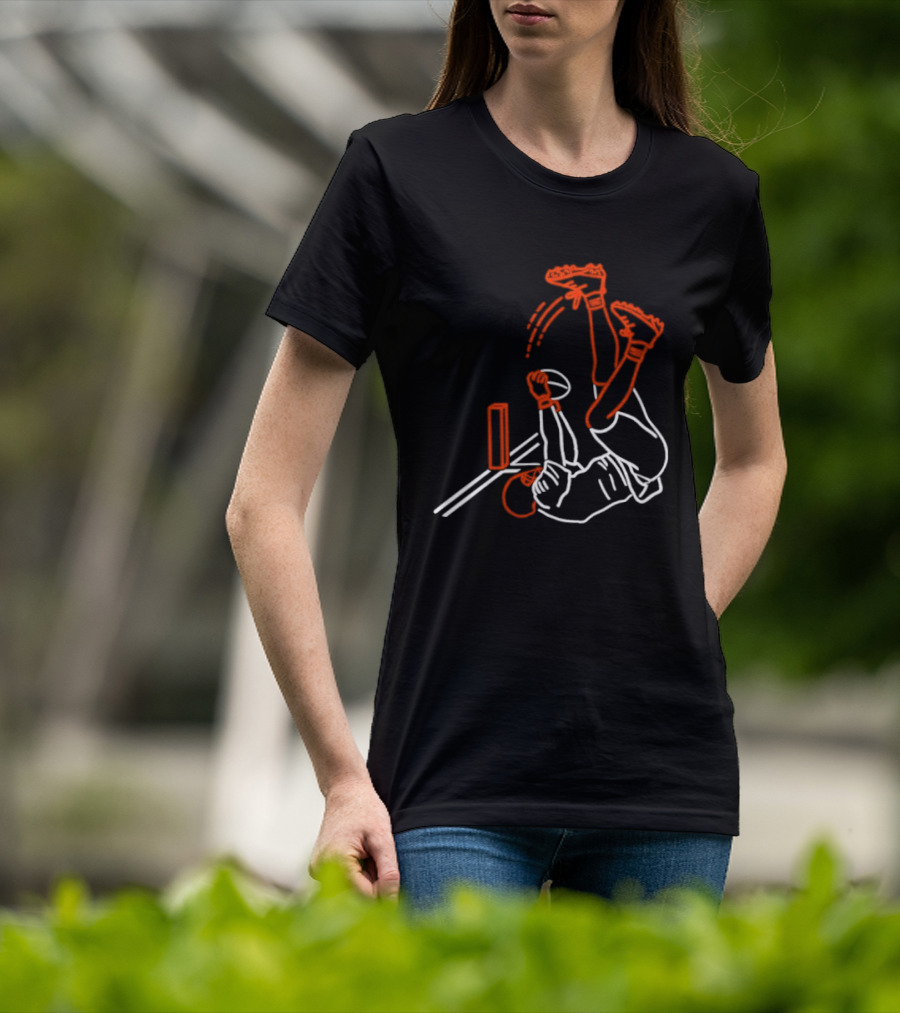 Cincinnati Bengals Head Under Heels Catch Higgins T-Shirt