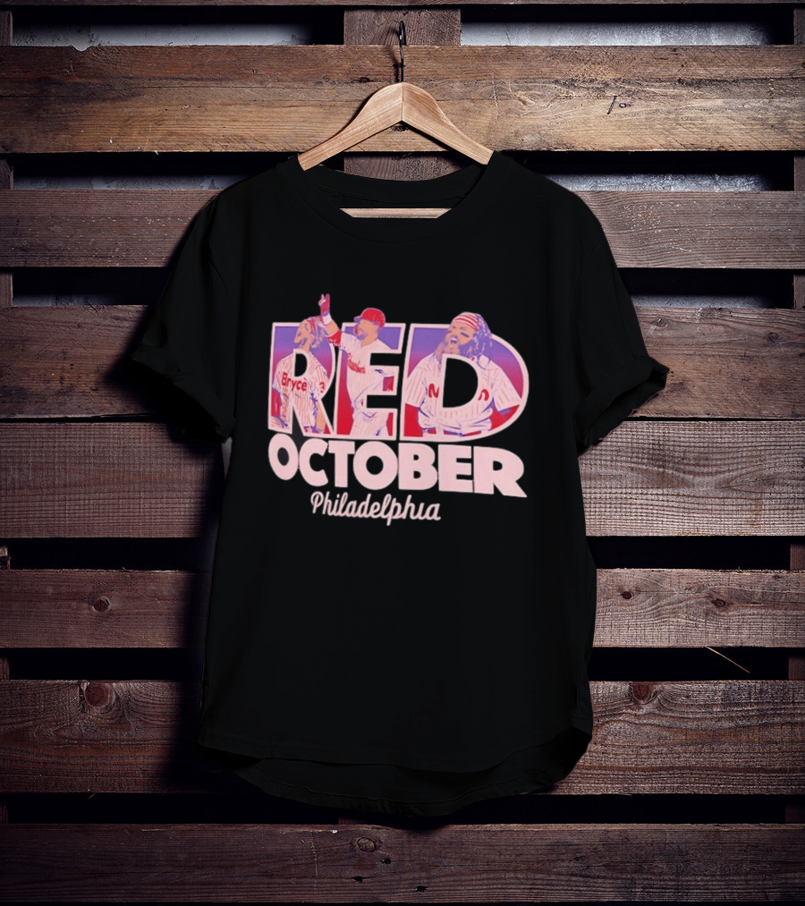 Red October Philadelphia Phillies Bryce 2026 Postseason T-Shirt