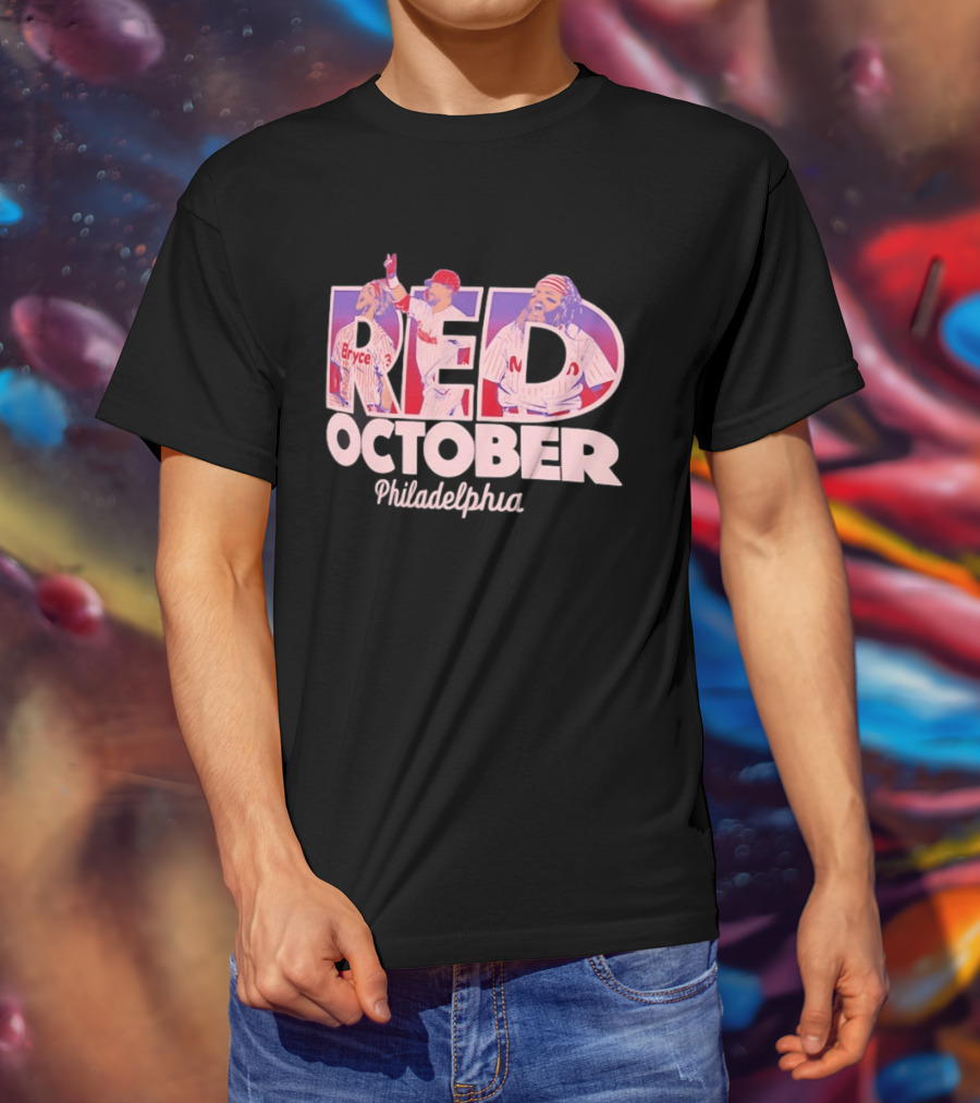 Red October Philadelphia Phillies Bryce 2026 Postseason T-Shirt