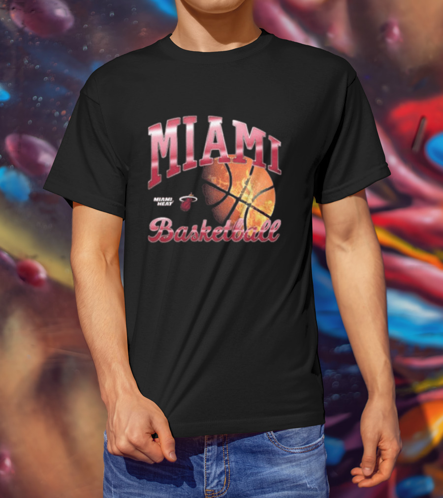 Miami Heat Basketball Court Culture X Hype & Vice Tank T-Shirt