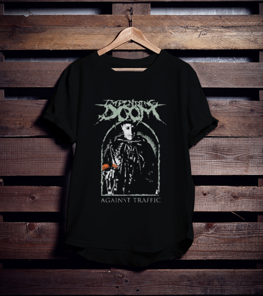 Impending Doom Against Traffic Skeleton T-Shirt