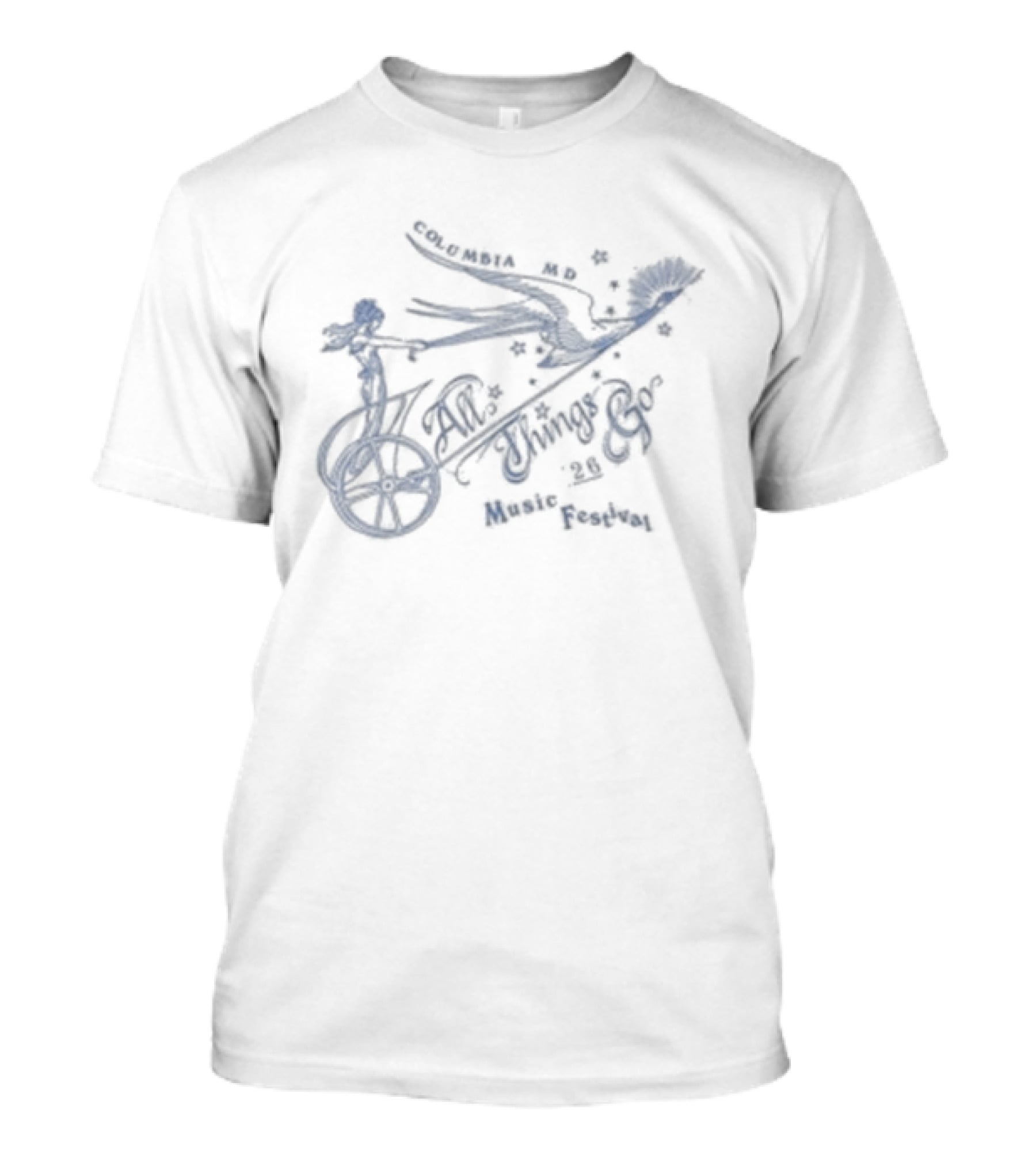 All Things Go Festival 2026 Lineup DC Chariot Icarus Bird T-Shirt