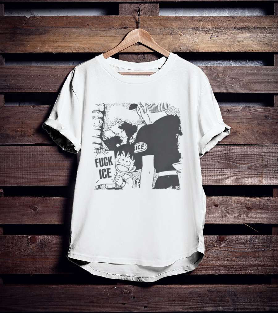 Calvin Inspired Activism Fuck Ice Protest Cartoon Social Justice T-Shirt