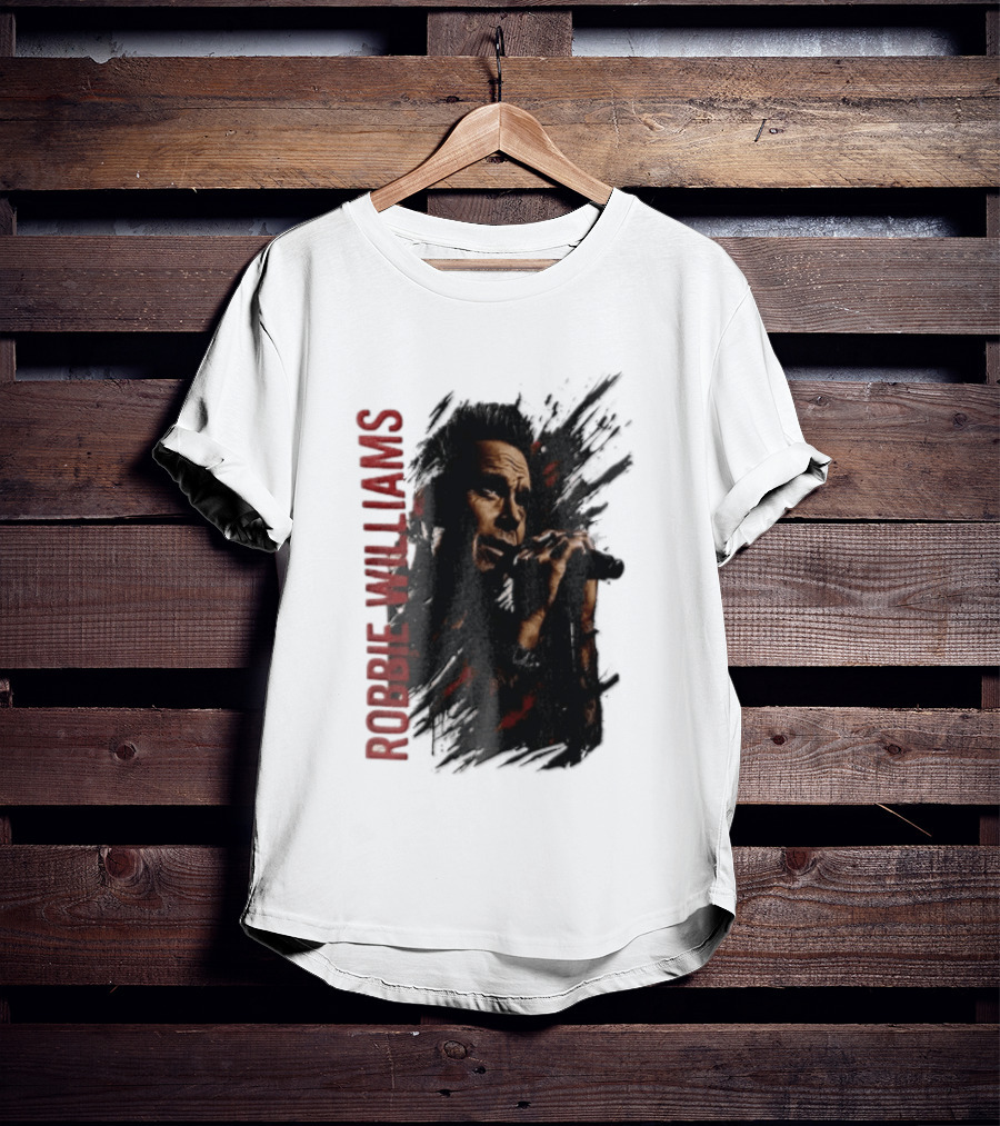 Robbie Williams Britpop Australia New Zealand 2026 Tour Concert Singer T-Shirt