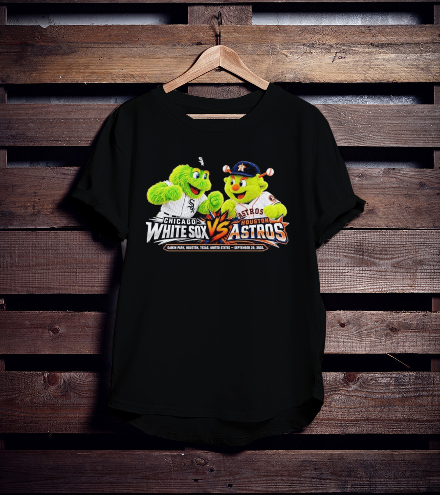 Chicago White Sox Vs Houston Astros MLB AL Wild Card Series Game 1 Daikin Park Houston Texas September 29 2026 T-Shirt
