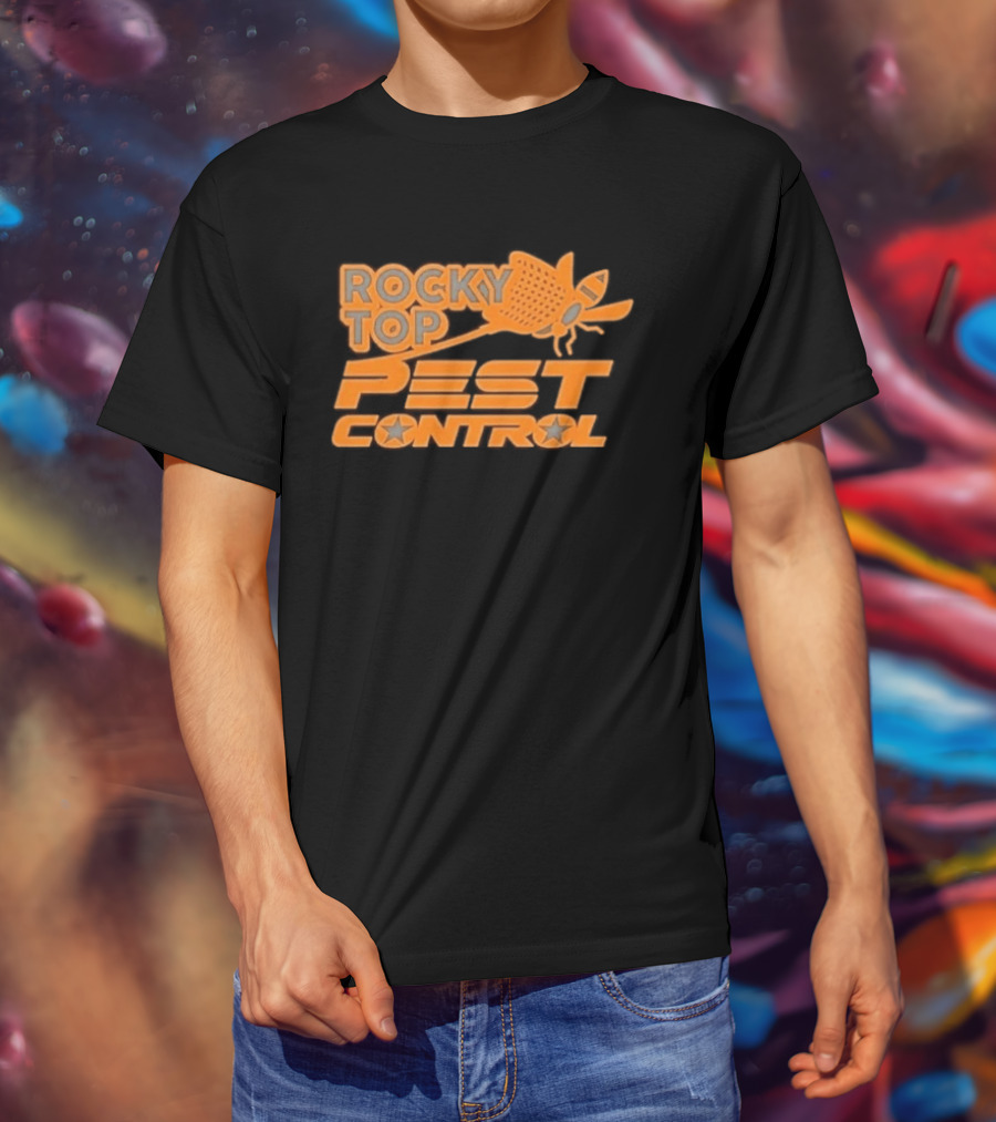 Rocky Top Pest Control Tennessee Defeated Georgia Tech Football T-Shirt