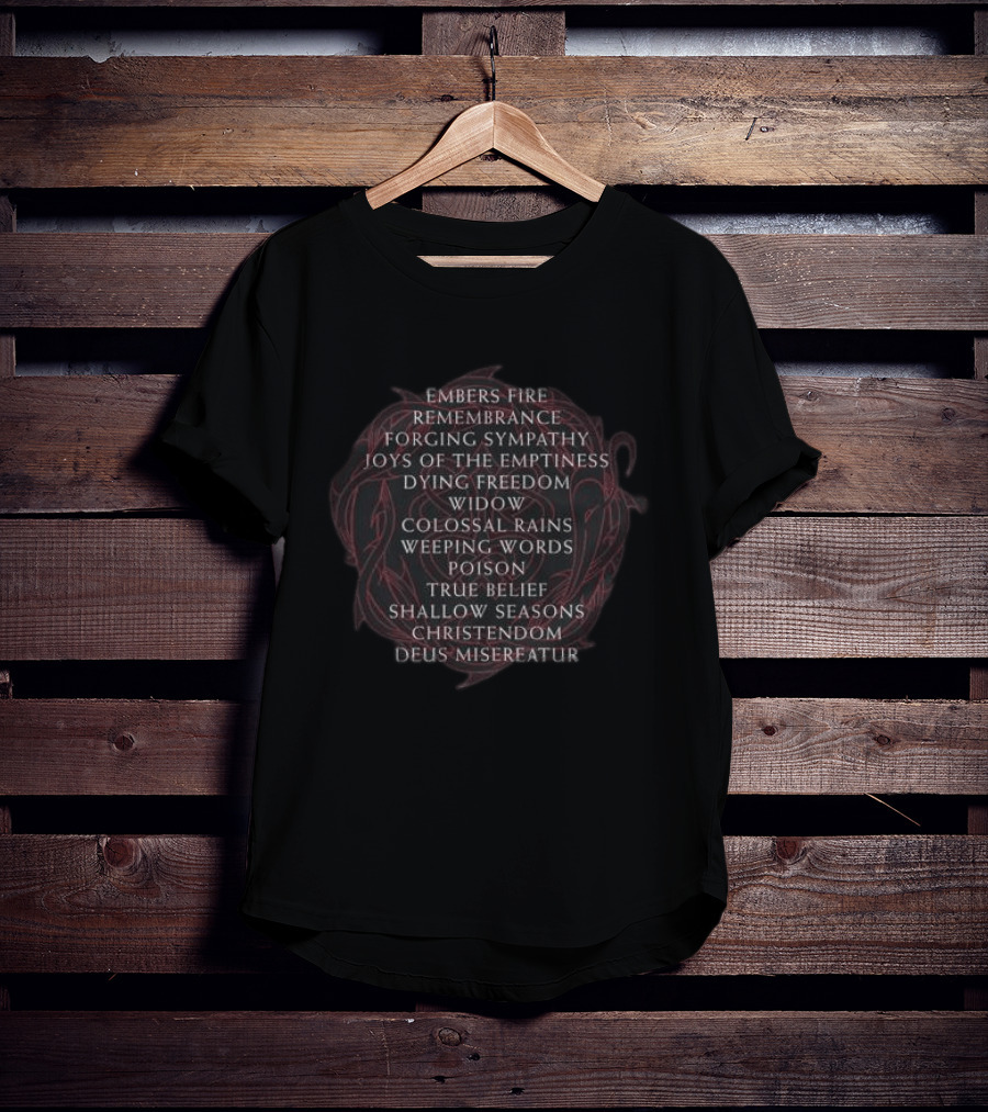 Paradiselost Store Tracklist T-Shirt